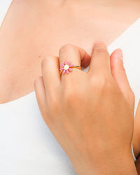 ANILLO FLOR ROSA
