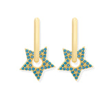 ARETE ESTRELLA TURQUESA