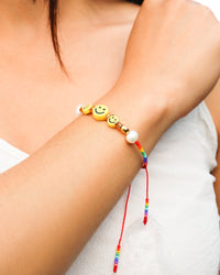 PULSERA MINERVA ROJO