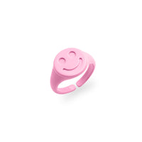 ANILLO HAPPY FACE ROSA